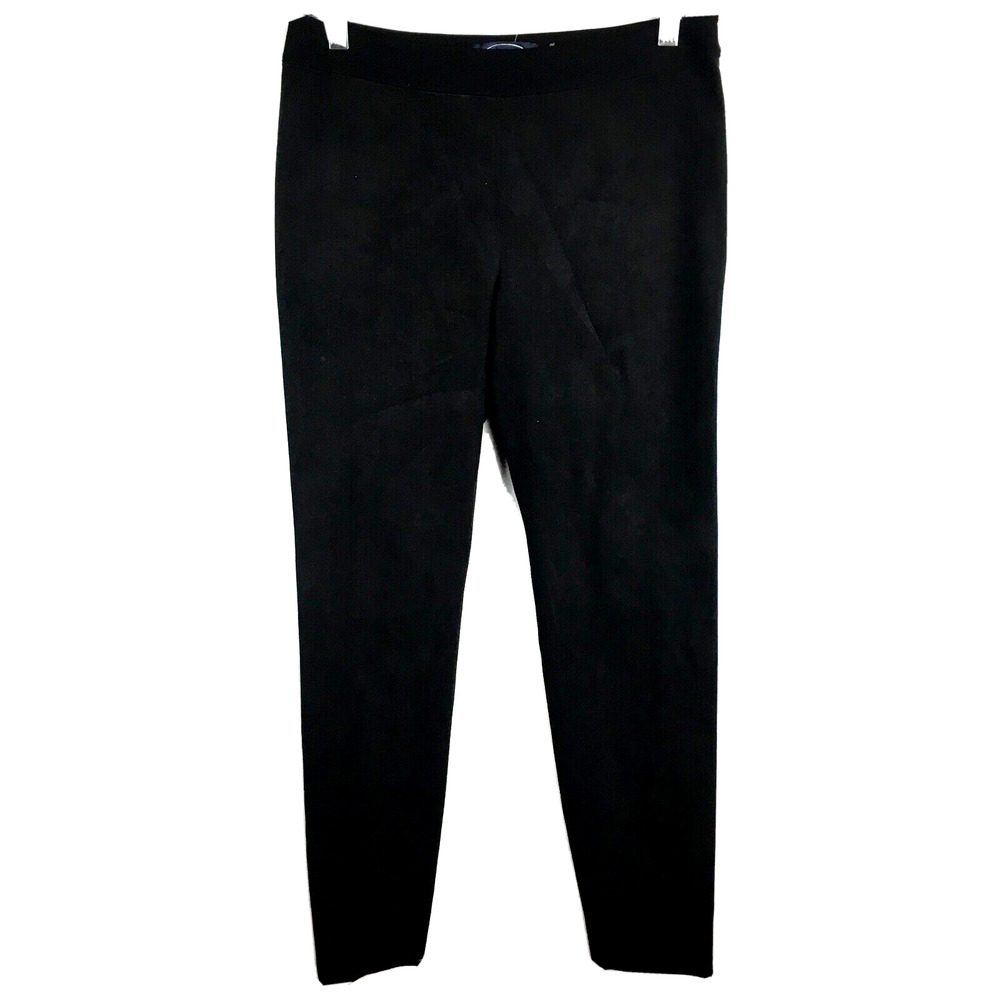 Magaschoni New York Pants Womens Sz S Black Mid Rise Slim Stretch Dress